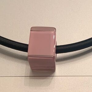 ***ZSISKA pink bead to add on your own necklace w complimentary gift bag